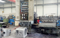 Boring and pressing combination head