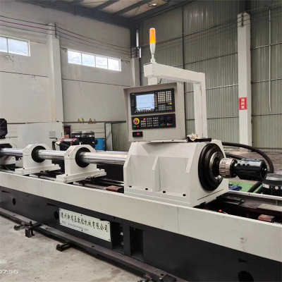 Tiefloch-Schabe- und Walzmaschine